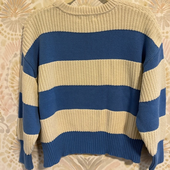 Z SUPPLY FRESCA STRIPE SWEATER in Small - Picture 6 of 6